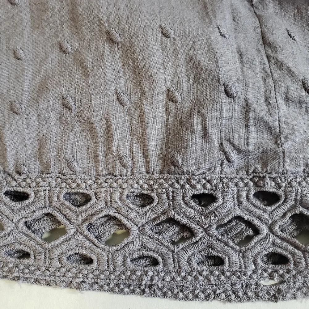 Free People swiss dot crochet lace high ne… - Picture 13 of 15